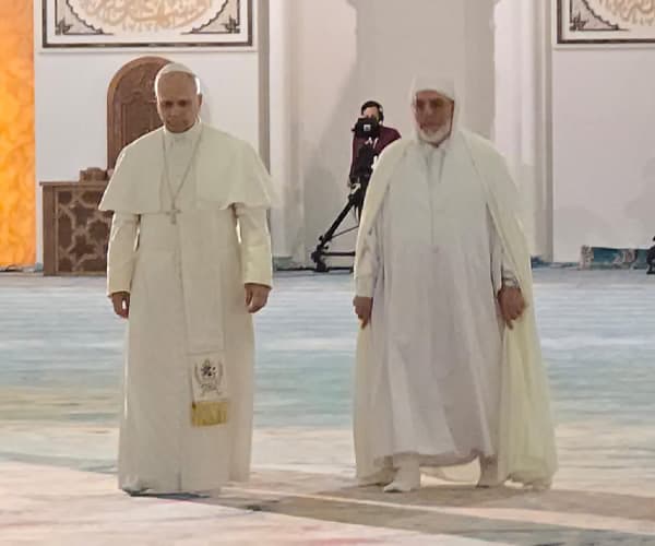 Pope Leo XIV visits the Grand Mosque in Algiers